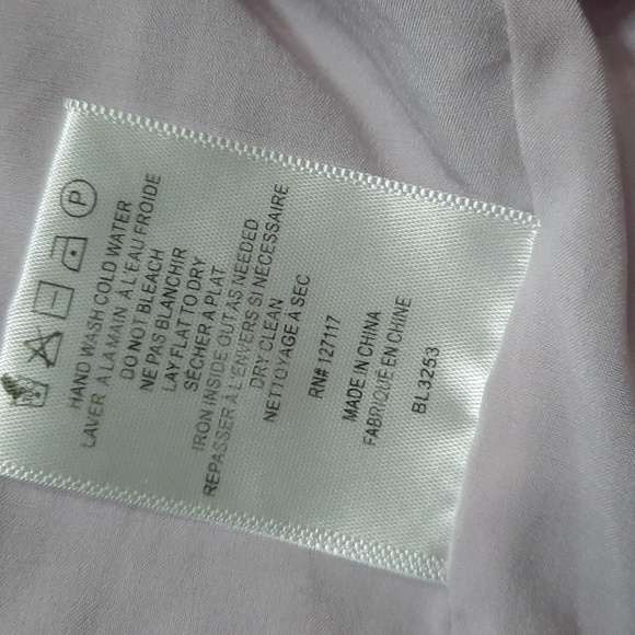 BADGLEY Mischka for Le Tote Dress size 6 Lavender Floral Hi Lo Hem Ruffle Detail - Picture 11 of 11